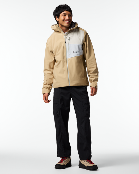 Impermeo 3L Hooded Shell Jacket - Men's - Khaki - US 9812