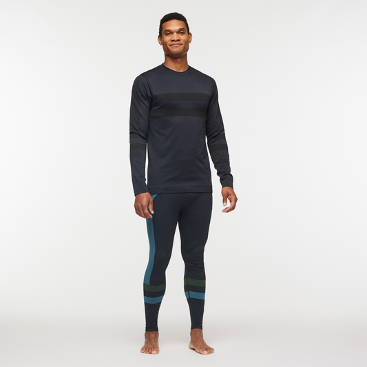 Debajo Seamless Baselayer Crew - Men's - Cotopaxi Black - US 2615