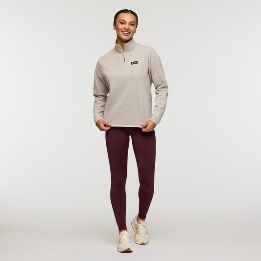 Envo Fleece Quarter-Zip Pullover - Women's - Heather Cream - US 0367