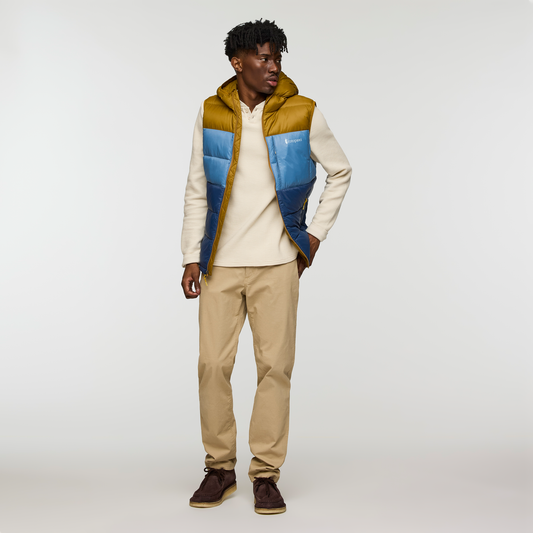 Fuego Max Down Vest - Men's - Bronze/Deep Sea - US 2236