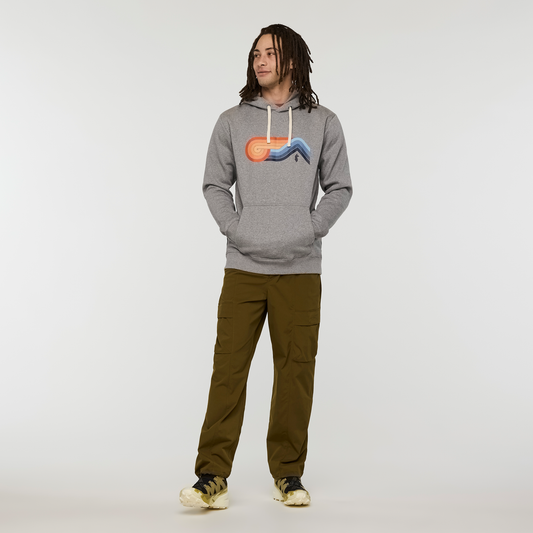 Melting Sunset Pullover Hoodie - Men's - Heather Grey - US 5601