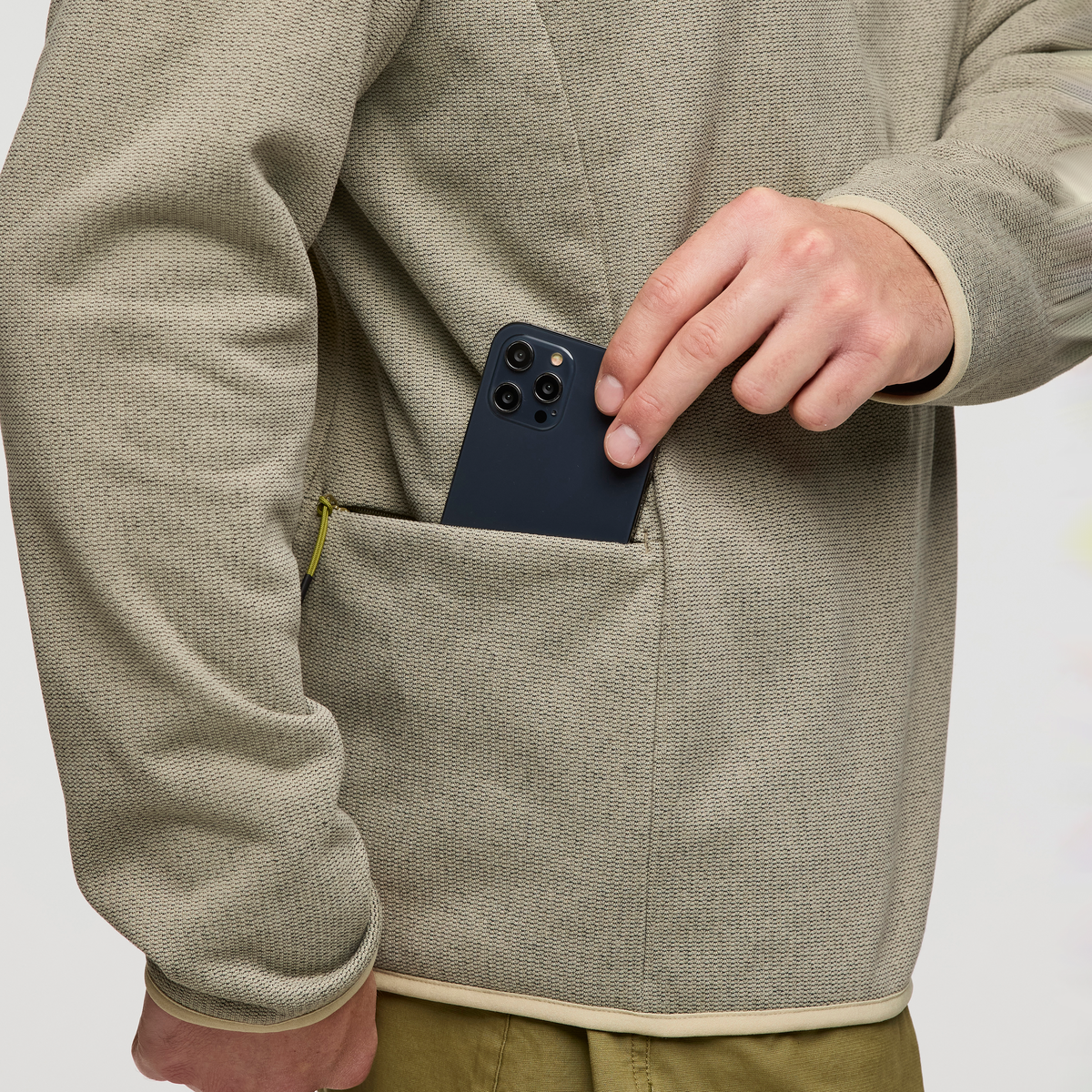 Envo Fleece Quarter-Zip Pullover - Men's - Heather Pebble - US 9192