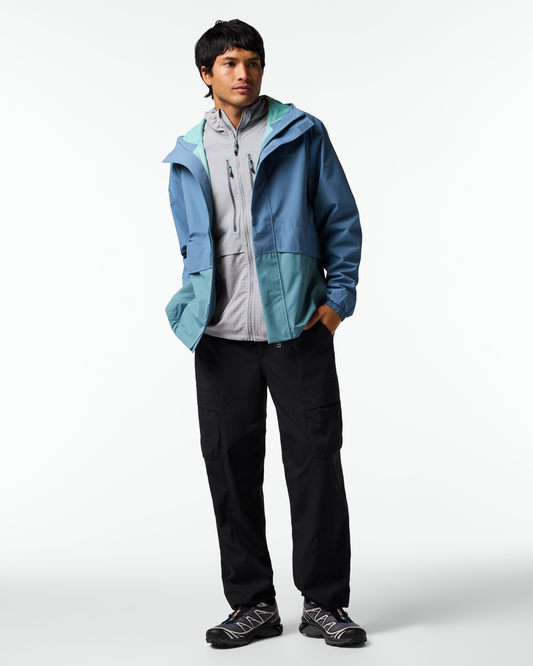 Rayu Rain Jacket - Men's - Steel Blue/Everglade - US 3111