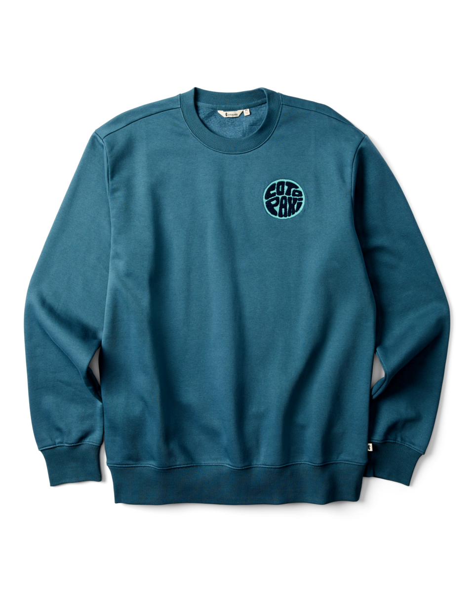 Trail To Sea Crew Sweatshirt - Men's - Ocean - US 9749