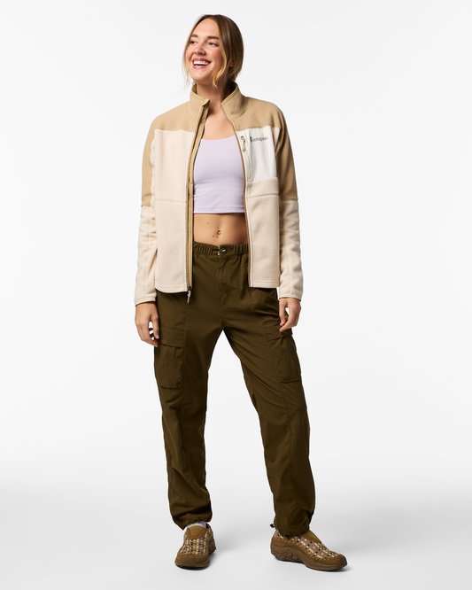 Abrazo Fleece Full-Zip Jacket - Women's - Khaki/Cream - US 1126