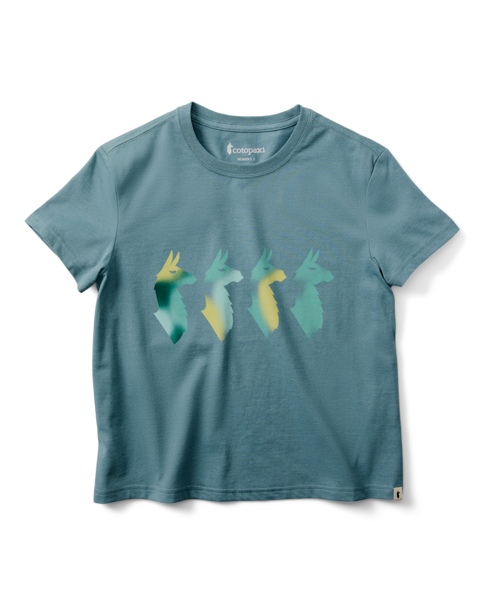 Cuatro Bitmap T-Shirt - Women's - Everglade - US 7244