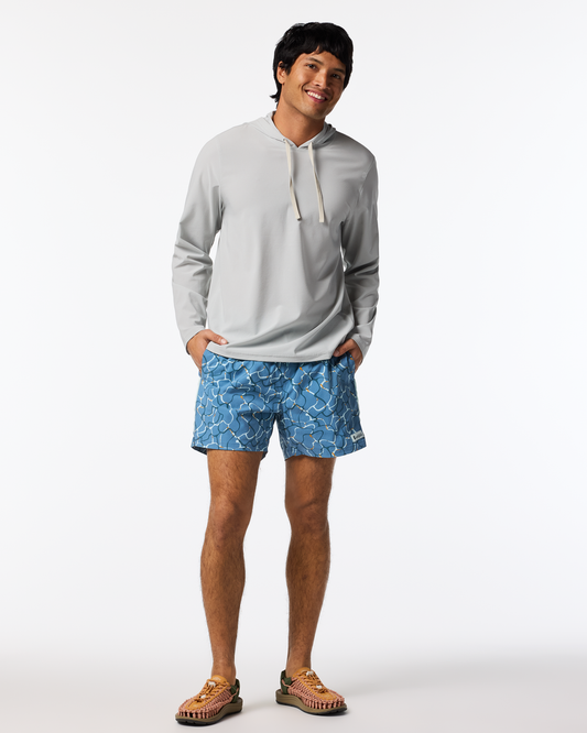 Brinco 5" Short - Print - Men's - Splash Steel Blue - US 9989
