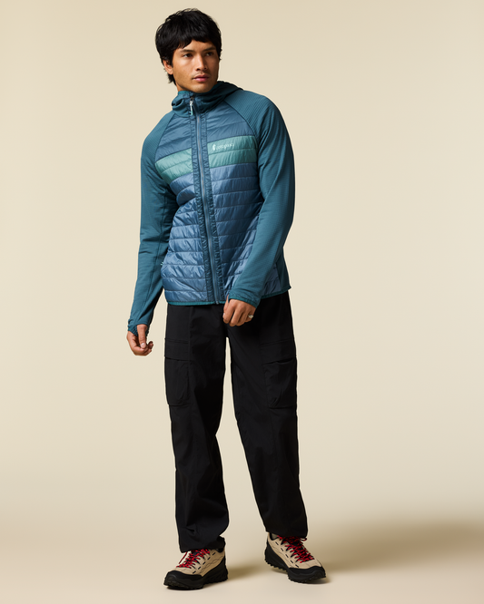 Capa Hybrid Insulated Hooded Jacket - Men's - Ocean/Steel Blue - US 9763