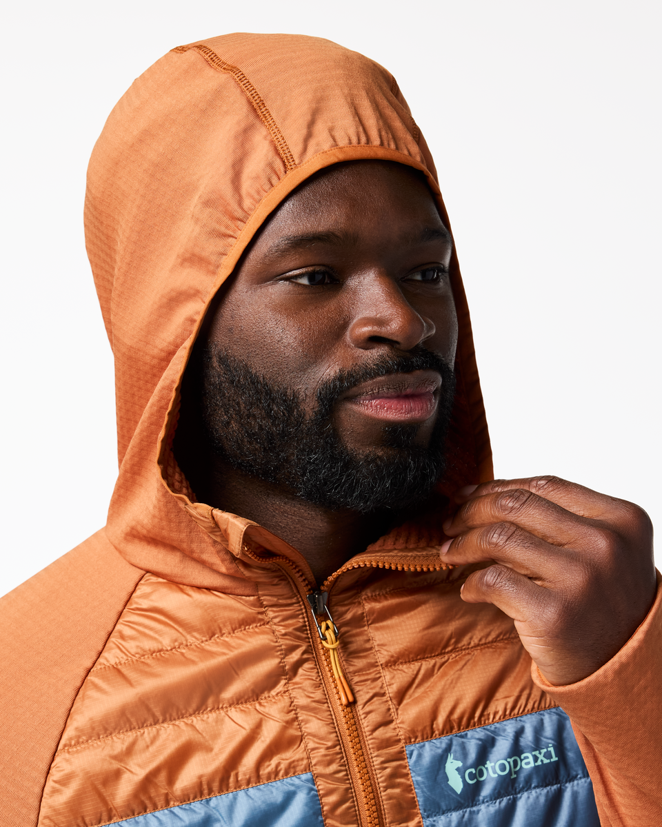 Capa Hybrid Insulated Hooded Jacket - Men's - Whiskey/Everglade - US 3670