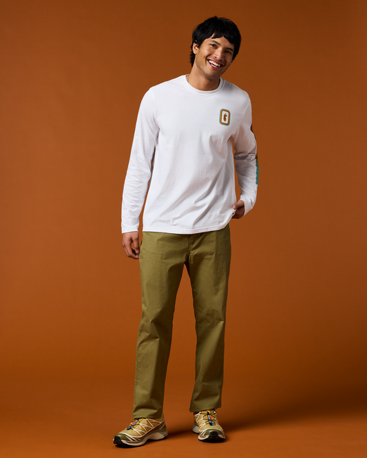 Radiant Llama Long-Sleeve T-Shirt - Men's - White - US 5118