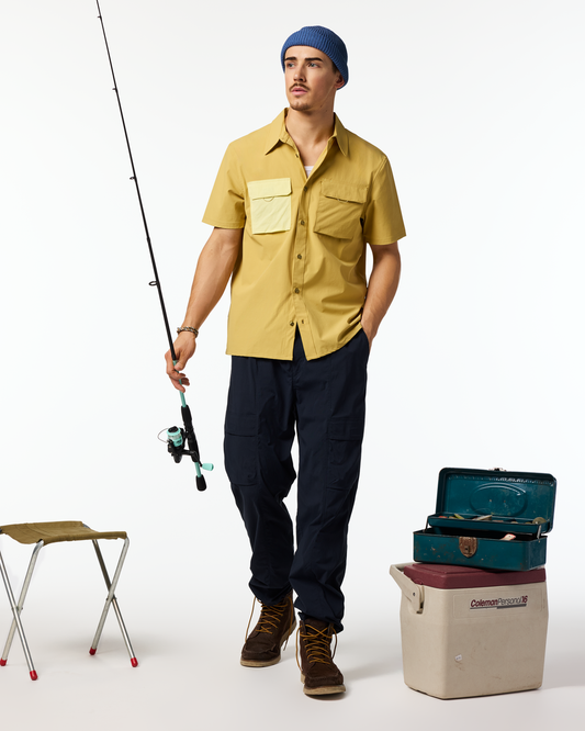 Solta Short-Sleeve Sun Shirt - Men's - Husk - US 6288