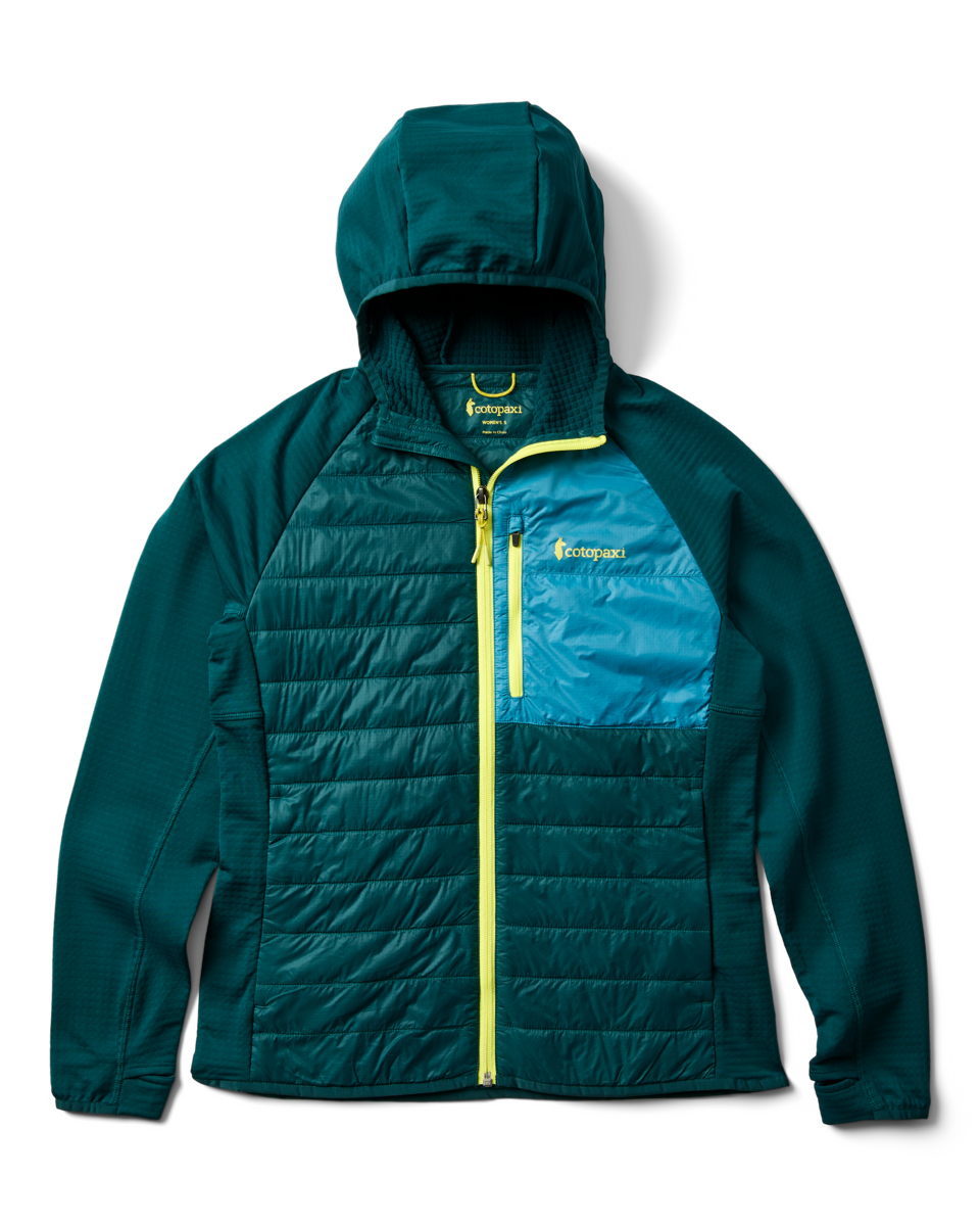 Acodo Hybrid Hooded Jacket - Women's - Deep Ocean - US 0040