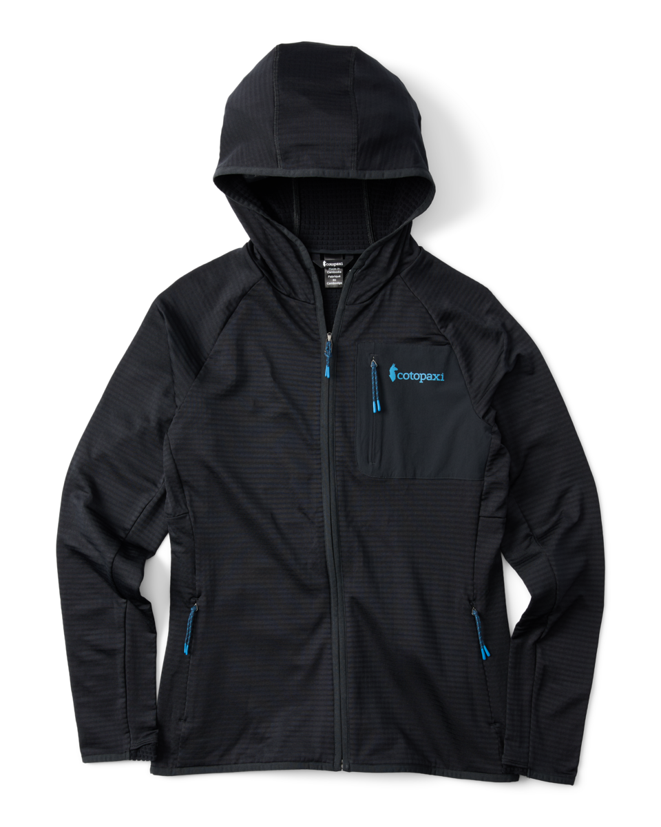 Otero Fleece Full-Zip Hooded Jacket - Women's - Cotopaxi Black - US 3385