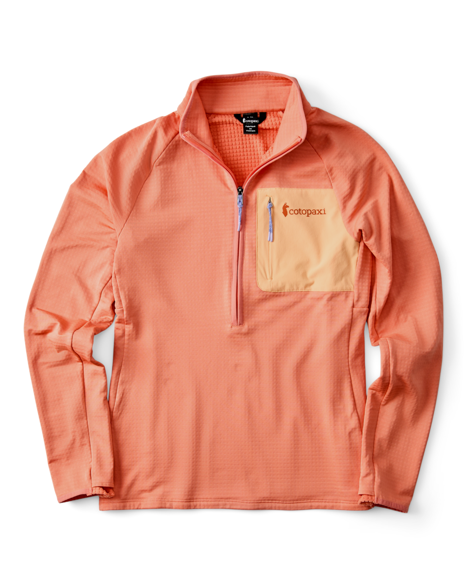 Otero Fleece Half-Zip Pullover - Women's - Grapefruit - US 8606