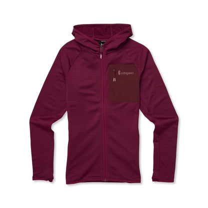 Otero Fleece Full-Zip Hooded Jacket - Women's - Blue Smoke - US 0435