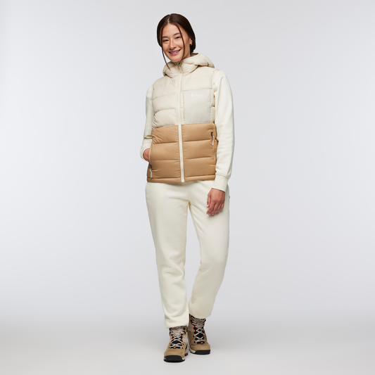 Fuego Max Down Vest - Women's - Cream/Khaki - US 4407