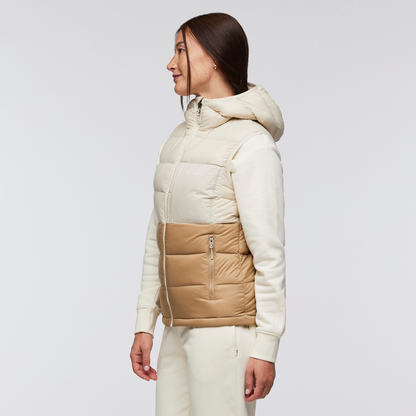 Fuego Max Down Vest - Women's - Cream/Khaki - US 4407