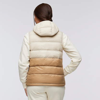 Fuego Max Down Vest - Women's - Cream/Khaki - US 4407
