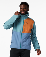 Impermeo 3L Hooded Shell Jacket - Men's - Everglade/Steel Blue - US 0384