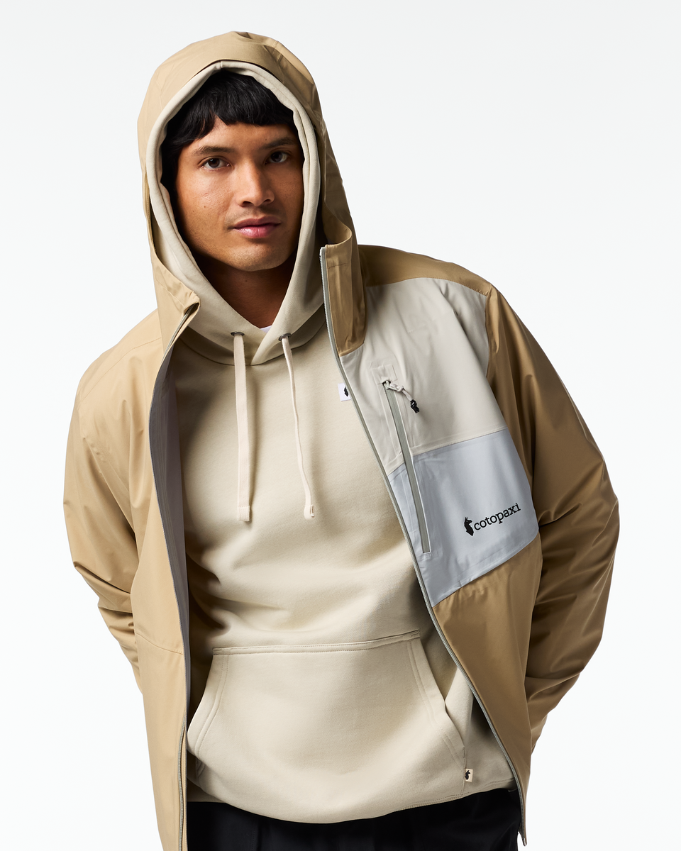 Impermeo 3L Hooded Shell Jacket - Men's - Khaki - US 9812