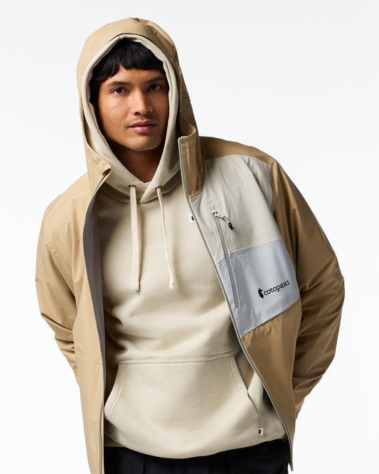 Impermeo 3L Hooded Shell Jacket - Men's - Khaki - US 9812