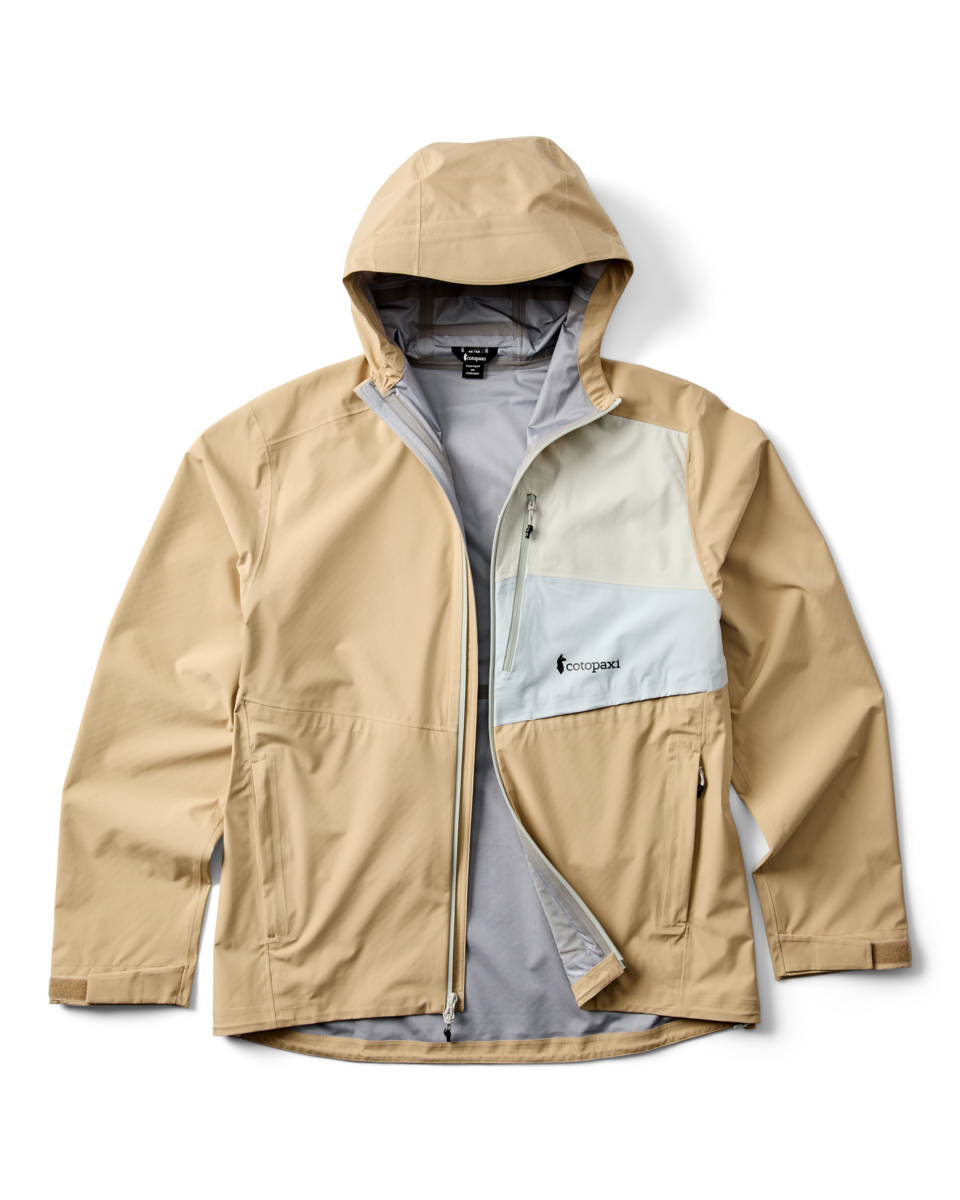 Impermeo 3L Hooded Shell Jacket - Men's - Khaki - US 9812
