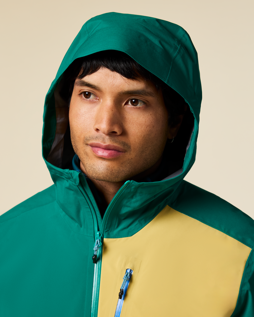 Impermeo 3L Hooded Shell Jacket - Men's - Malachite - US 8530