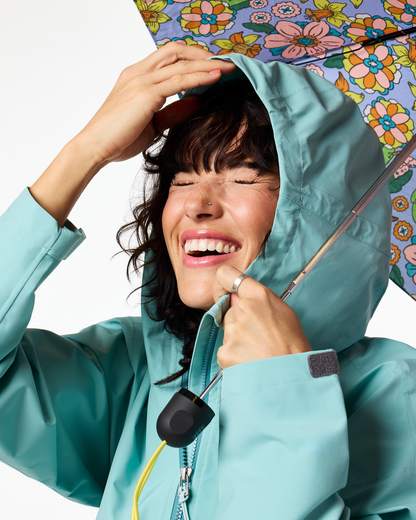 Cielo Rain Jacket - Women's - Tide Pool/Surf - US 9390