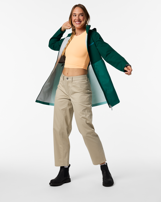 Cielo Rain Trench - Women's - Kale/Malachite - US 8523