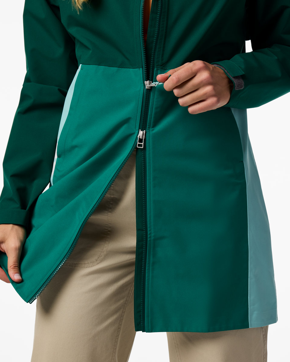 Cielo Rain Trench - Women's - Kale/Malachite - US 8523