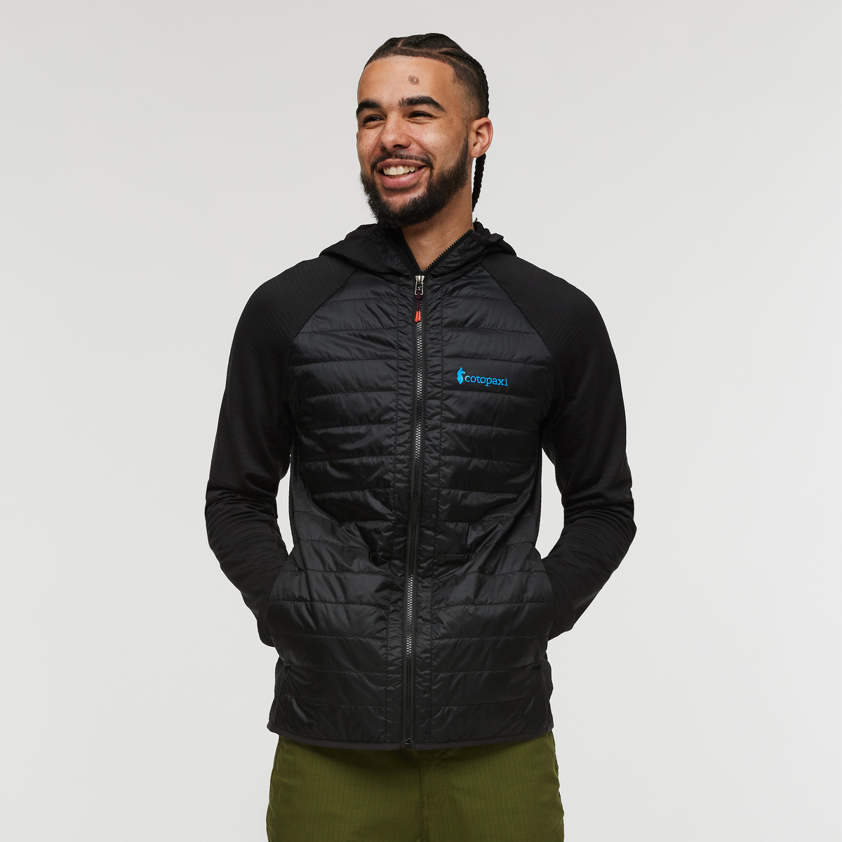 Capa Hybrid Insulated Hooded Jacket - Men's - Cotopaxi Black - US 7824