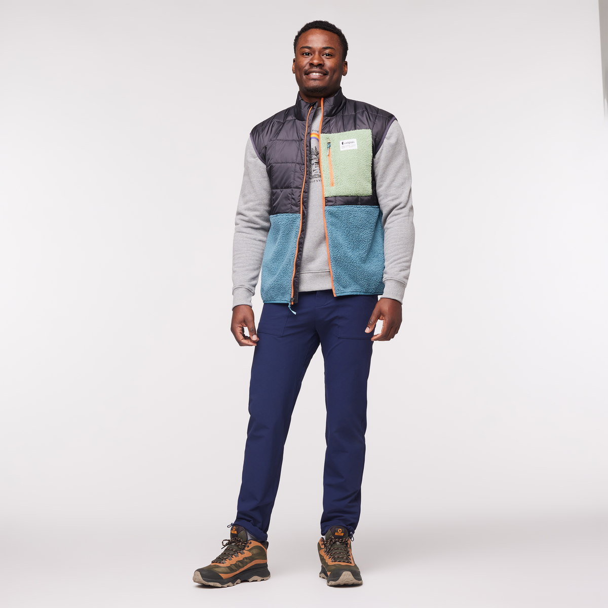 Trico Hybrid Vest - Men's - Graphite/Blue Spruce - US 9144