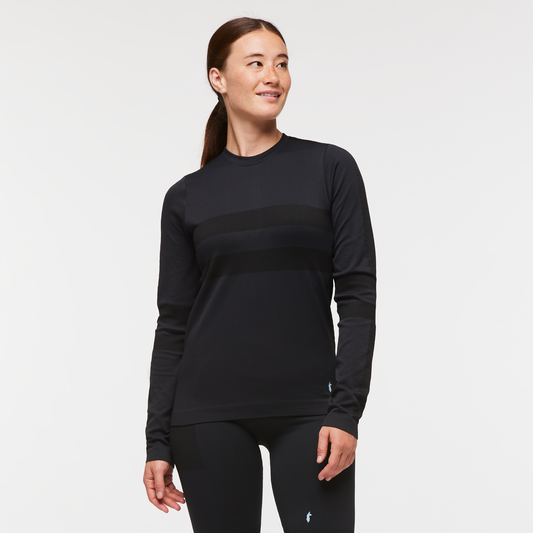 Debajo Seamless Baselayer Crew - Women's - Cotopaxi Black - US 4270