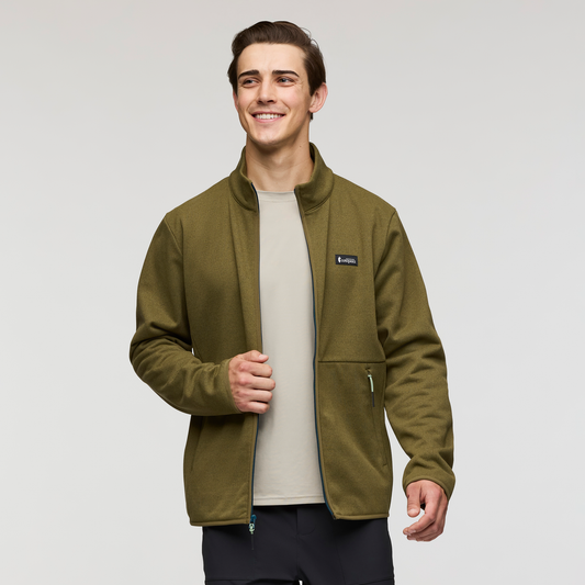Envo Fleece Full-Zip Jacket - Men's - Heather Live Oak - US 1503