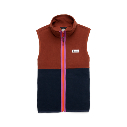 Amado Fleece Vest - Women's - Rusty/Carbon - US 7178
