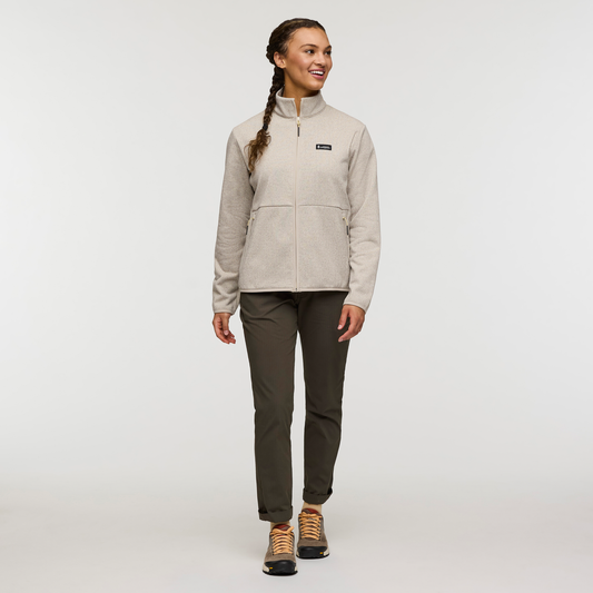 Envo Fleece Full-Zip Jacket - Women's - Heather Cream - US 8139