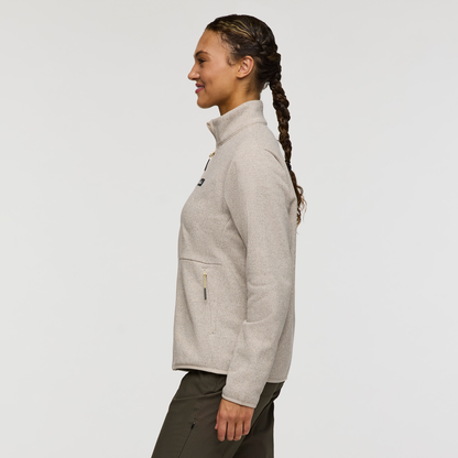 Envo Fleece Full-Zip Jacket - Women's - Heather Cream - US 8139