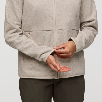 Envo Fleece Full-Zip Jacket - Women's - Heather Cream - US 8139