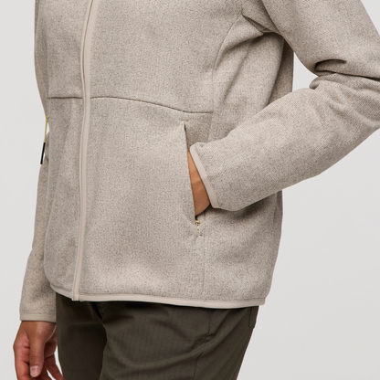 Envo Fleece Full-Zip Jacket - Women's - Heather Cream - US 8139