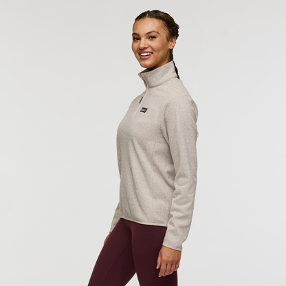 Envo Fleece Quarter-Zip Pullover - Women's - Heather Cream - US 0367