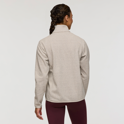 Envo Fleece Quarter-Zip Pullover - Women's - Heather Cream - US 0367