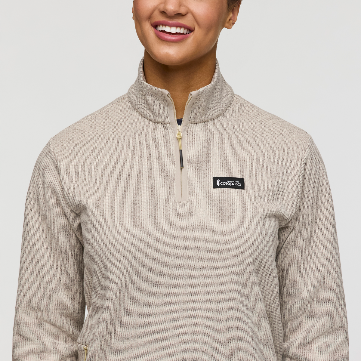 Envo Fleece Quarter-Zip Pullover - Women's - Heather Cream - US 0367
