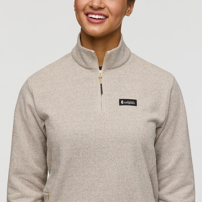 Envo Fleece Quarter-Zip Pullover - Women's - Heather Cream - US 0367