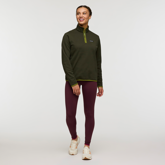 Envo Fleece Quarter-Zip Pullover - Women's - Heather Woods - US 0099