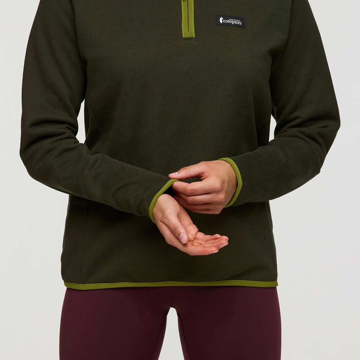 Envo Fleece Quarter-Zip Pullover - Women's - Heather Woods - US 0099