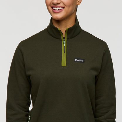 Envo Fleece Quarter-Zip Pullover - Women's - Heather Woods - US 0099
