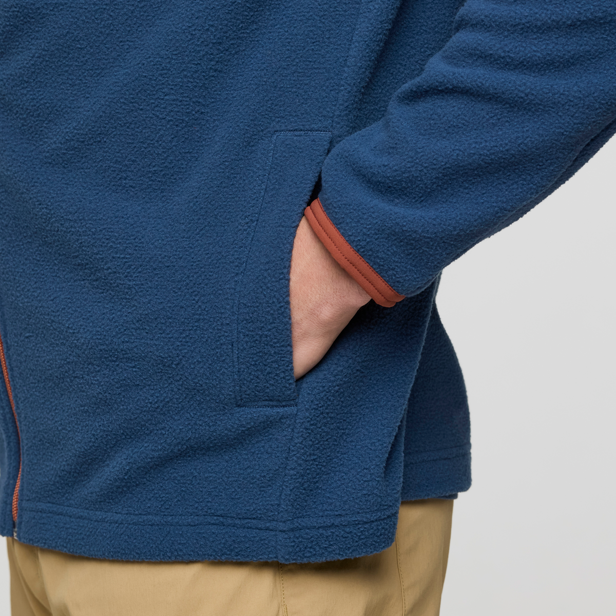 Abrazo Fleece Full-Zip Jacket - Men's - Nutmeg/Deep Sea - US 9701