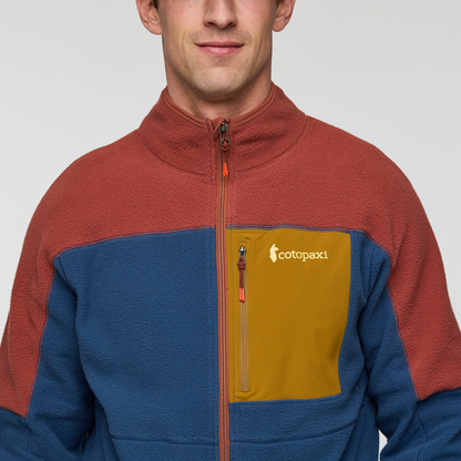 Abrazo Fleece Full-Zip Jacket - Men's - Nutmeg/Deep Sea - US 9701