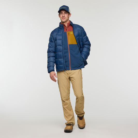 Abrazo Fleece Full-Zip Jacket - Men's - Nutmeg/Deep Sea - US 9701