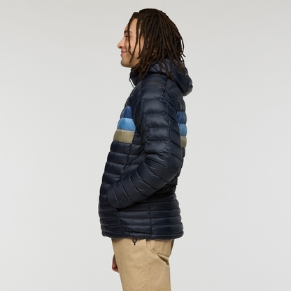 Fuego Down Hooded Jacket - Men's - Carbon Stripes - US 3711